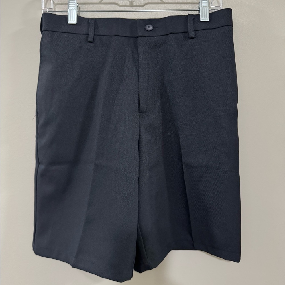 Women's  High Waist Black Work/ Uniform Shorts. Size 10Reg
